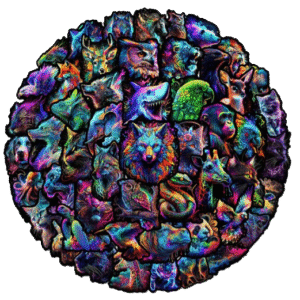 stickers de animales neon resistentes al agua